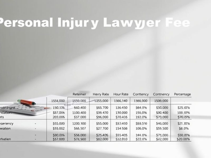 Lawyer Fees For Injury Cases – Know Your Legal Costs!