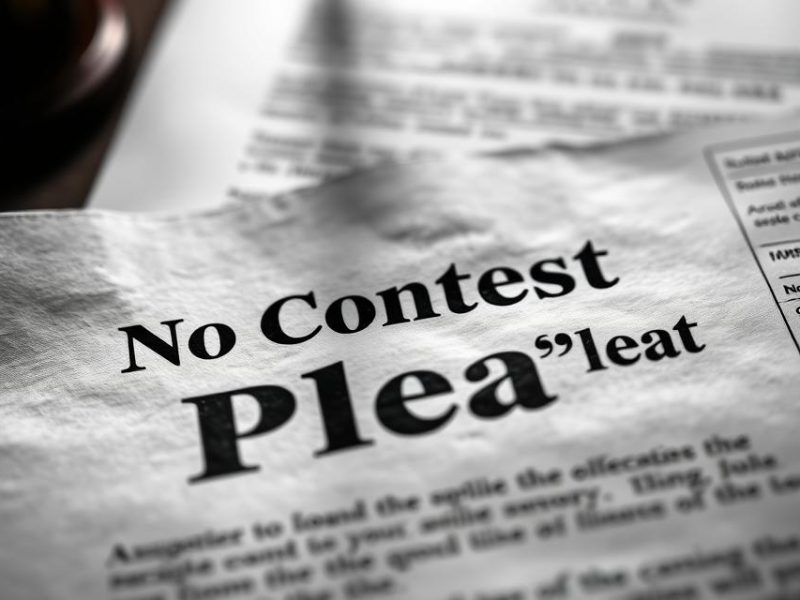 How Long Does A No Contest Plea Stay On Your Record?